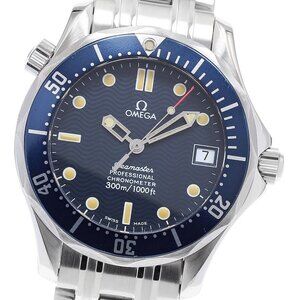 OMEGA Seamaster300 Date Co-Axial Navy Dial Automatic Boy's Watch_891050
